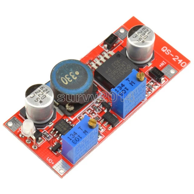 LM2596 DC-DC STEP-DOWN Adjustable CC/CV Power Supply Module Converter ...