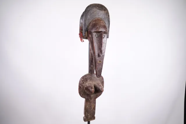 Bamana Female Figure from Mali 35.5" - African Tribal Art
