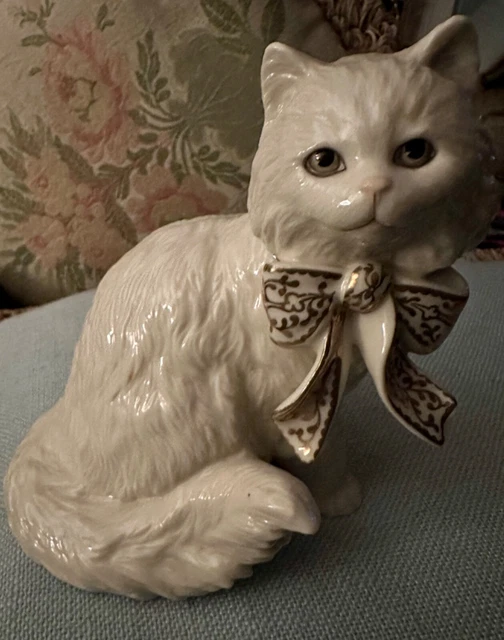 LENOX MINI KITTY Ivory & Gold Graduation Cat Kitten $34.99 - PicClick
