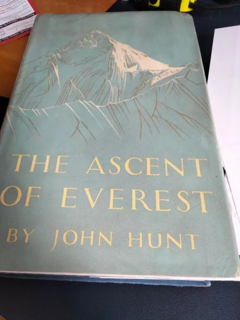 HUNT. The Ascent of Everest  1953 1st Ed. Bookplate Sir Landsborough Thomson