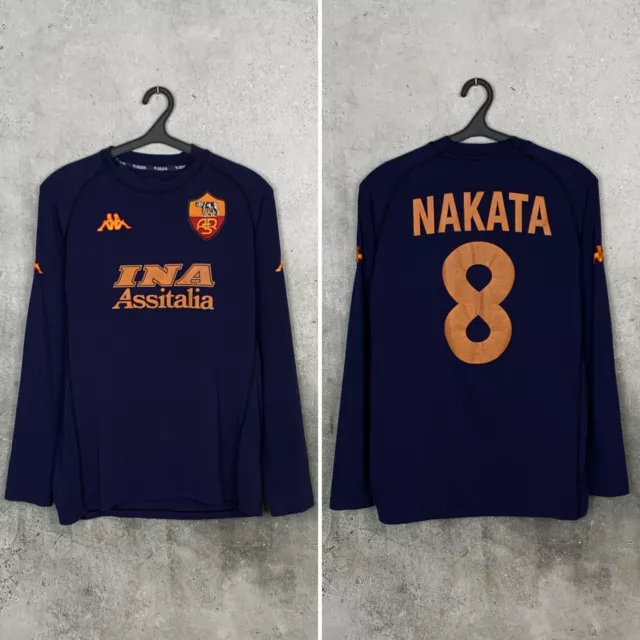 As Roma 2000 2001 Third Football Shirt #8 Nakata Kappa Jersey Size Xxl