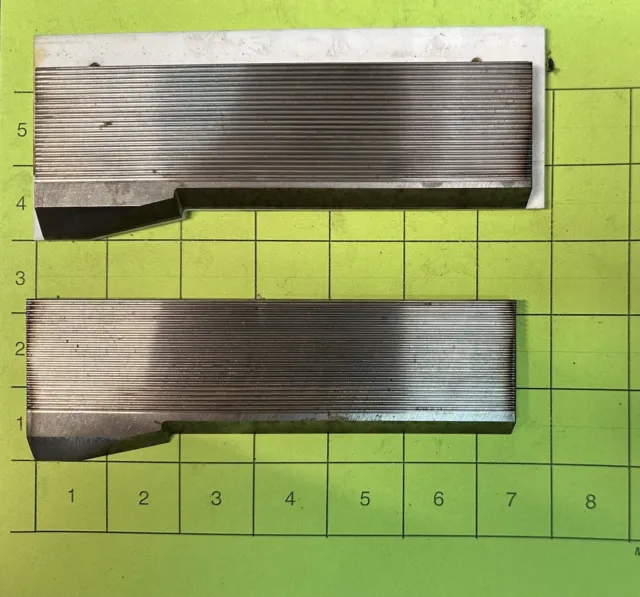 5/16 Corrugated High Speed Steel Molding Knives - Base Board Profile