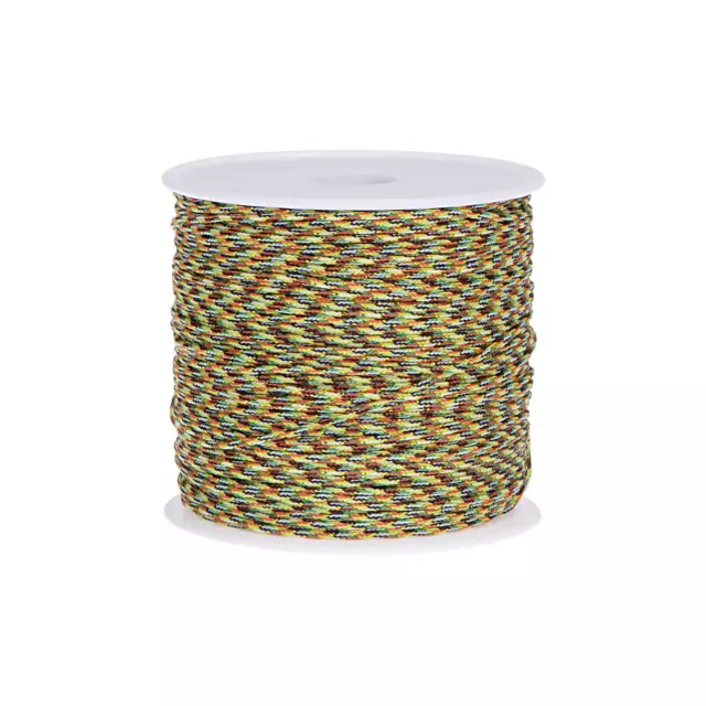 Nylon Cord DIY Making Satin String Craft Wire 147ft, Multi-Gold Tone