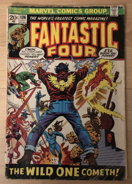 Fantastic Four #136; Conway Story, Buscema/Sinnott Art; Medusa & Shaper; Reader