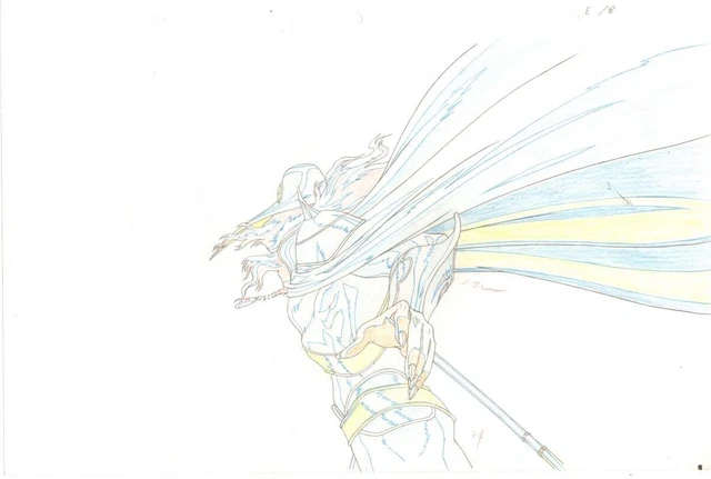 Anime Genga not Cel Vampire Hunter D 2 pages #1995