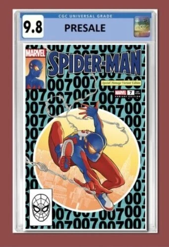 Spider-Man #7 CGC 9.8 Graded PREORDER 2nd Print Jones Homage Variant Spider-Boy