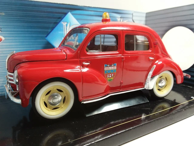 Solido 1/17 – Renault 4CV Des Pompiers – Miniature De Collection En Boîte