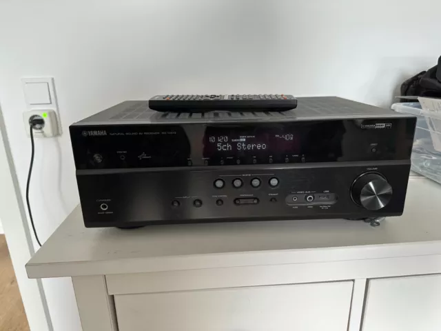 Yamaha RX-V473 5.1 AV-Receiver (HDMI mit 3D, 4K, AirPlay, Netzwerk, USB 2.0, 5x