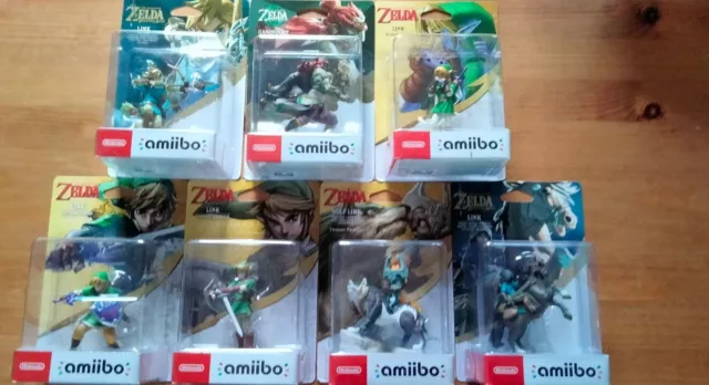 Nintendo Switch - 8 Amiibo Spielfiguren Set, Zelda, Breath of The Wild