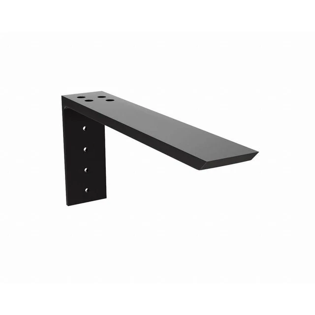 THE ORIGINAL GRANITE BRACKET Countertop Support Matte Black Steel Beveled Edge