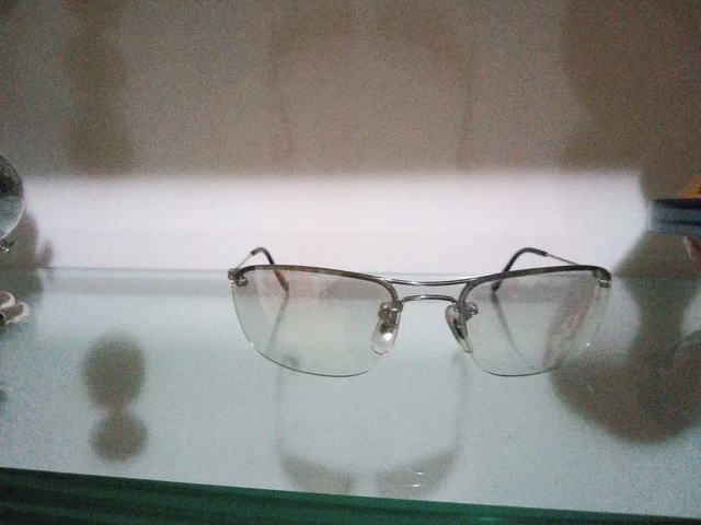 Ray-ban Mascherina Trasparente E Argento Antiriflesso Unisex Misura Piccola B290