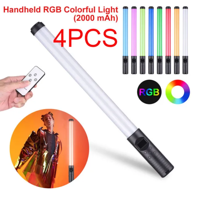 RGB LED Light Wand Handheld Fill Light 3000K-6000K Photography Light Stick Bar