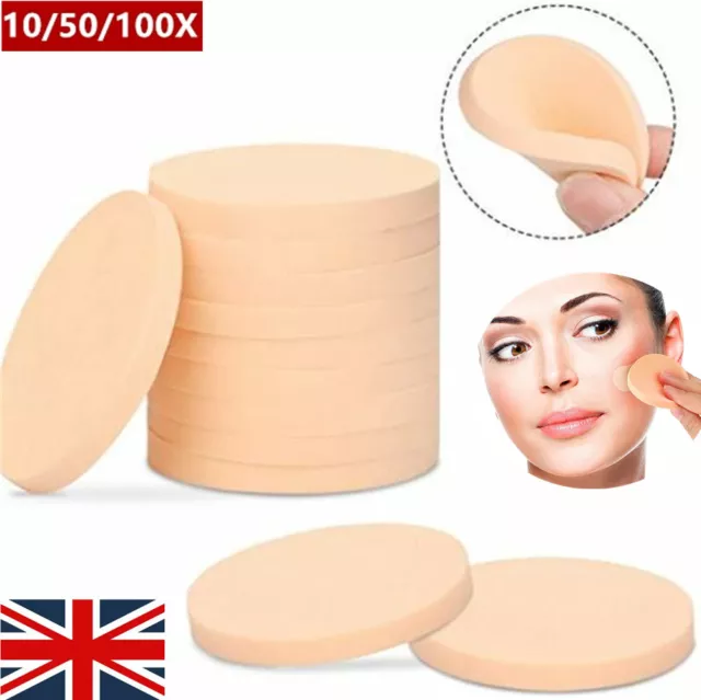 5-100X Sponge Powder Puff Makeup Blender Sponges Cosmetic Beauty Foundation UK