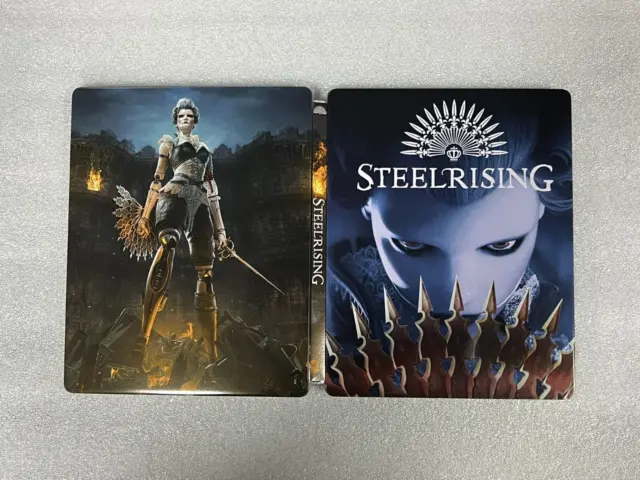 Steel Rising Custom mand steelbook case (NO GAME DICS) for PS4/PS5/Xbox