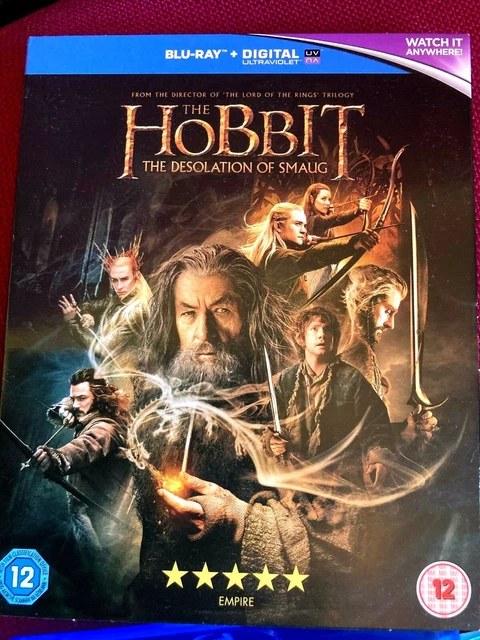 The Hobbit Desolation Of Smaug (Blu-ray, 2014)