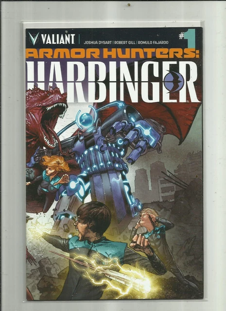 ARMOR HUNTERS  :HARBINGER  . # 1- 3  . Valiant Comics .
