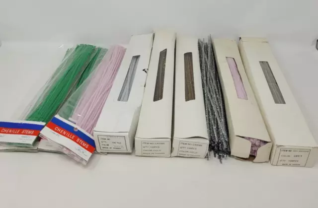 3pks Darice Brown Chenille Stems Pipe Cleaners Craft (150pc)