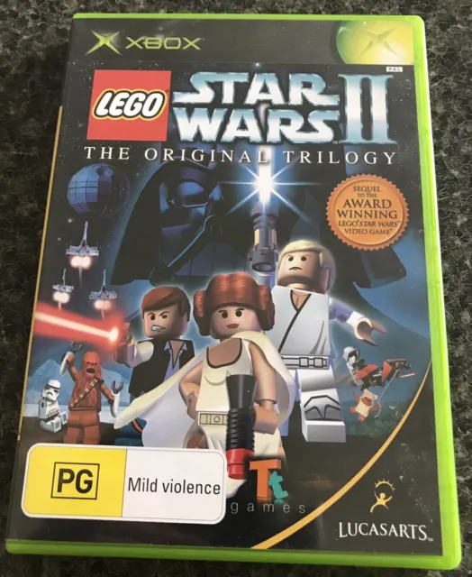 Lego Star Wars Ii (Xbox Pal, 20O6) The Original Trilogy - Complete - Ex Con