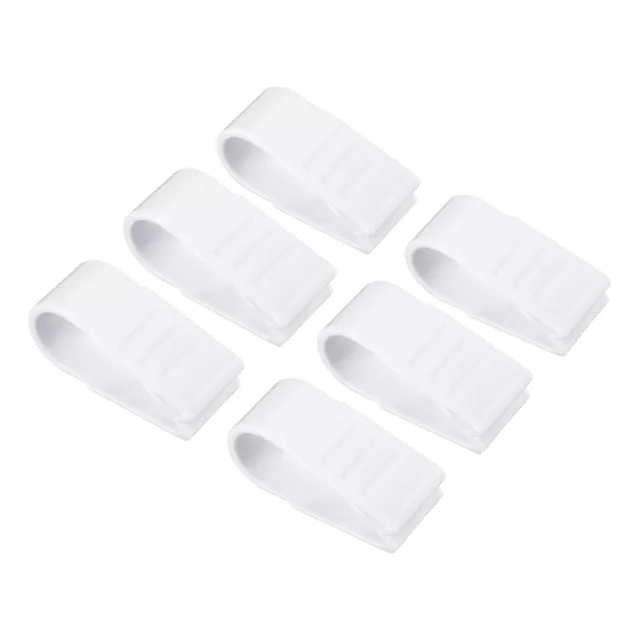 Quilt Cover Clips,6pcs No Pins Plastic Duvet Clips Keep Corner in Place,White