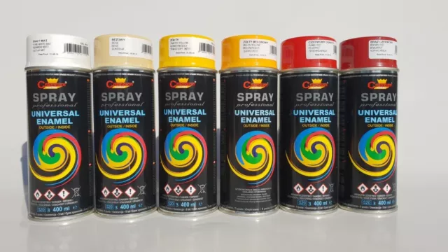 Lackspray Sprühlack RAL Sprühfarbe Spraydose Farbe 400 ml