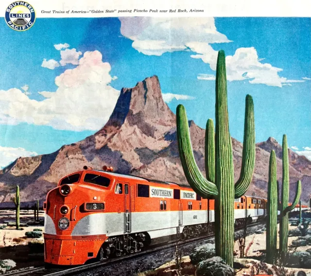 Southern Pacific Railroad RPM DELO 1948 Advertisement Standard Oil Diesel DWHH5