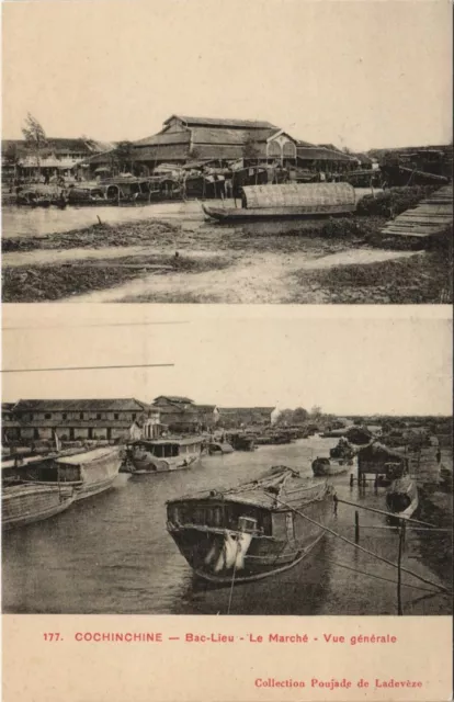 CPA AK Cochinchine Le Marche, Vue Generale VIETNAM-INDOCHINA (1104897)