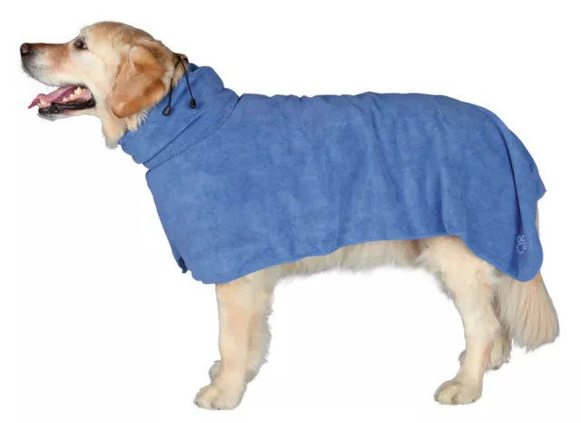 Trixie Dog Bathrobe Microfibre Towel  - after bathing, walking or in the car