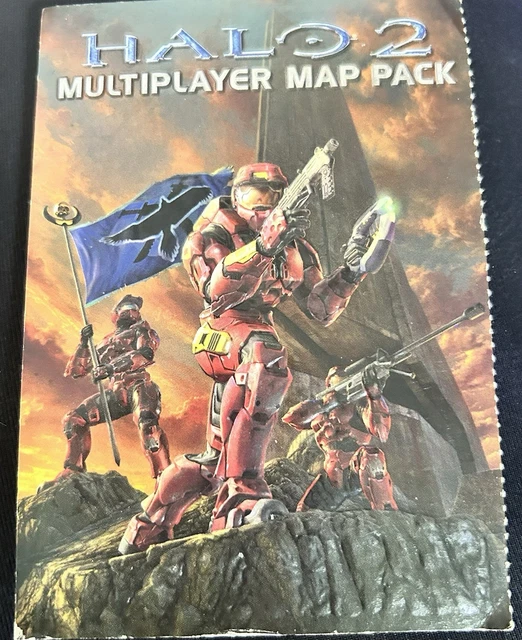Lot D'affiches / Cartes Collector HALO 2 - Édition Extrêmement Rare - Microsoft 2004 - Master Chief