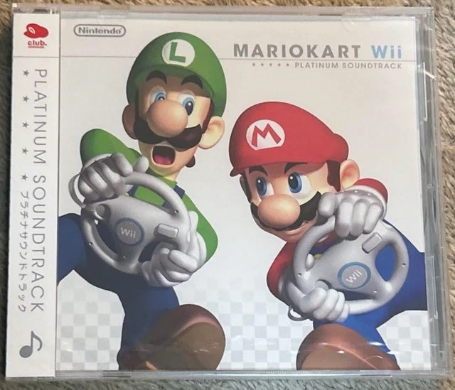 NINTENDO CLUB PLATINUM Soundtrack CD Mario Kart Wii Star Fox