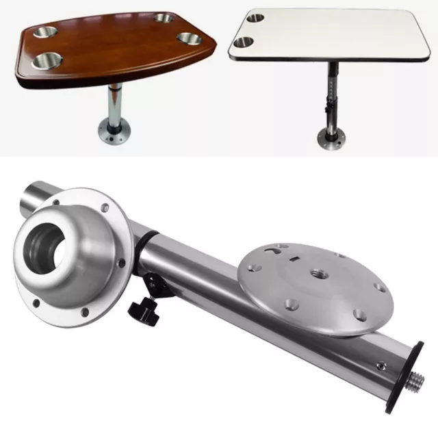 RV ADJUSTABLE HEIGHT Table Pedestal Detachable for Caravan Motorhome