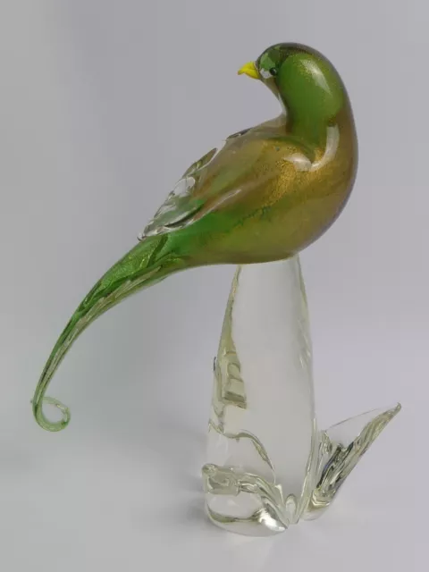Vintage Murano Italian Art Glass Bird Sculpture