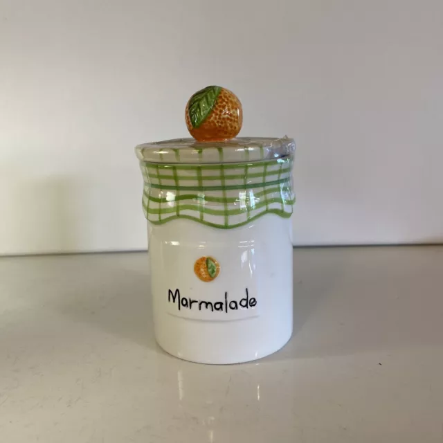 vintage marmalade jar