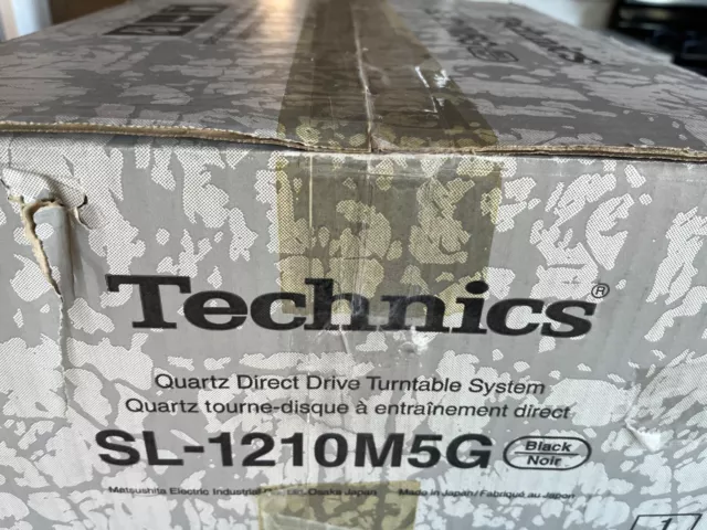 Technics SL-1210 M5G - Excellent Condition In Original Box w/Shure Needle