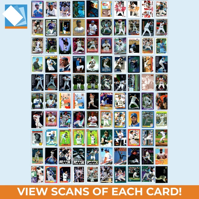 Lot De 36 Cartes De Baseball Topps Vintage Années 80 - Dont Cartes Signées Joe DiMaggio