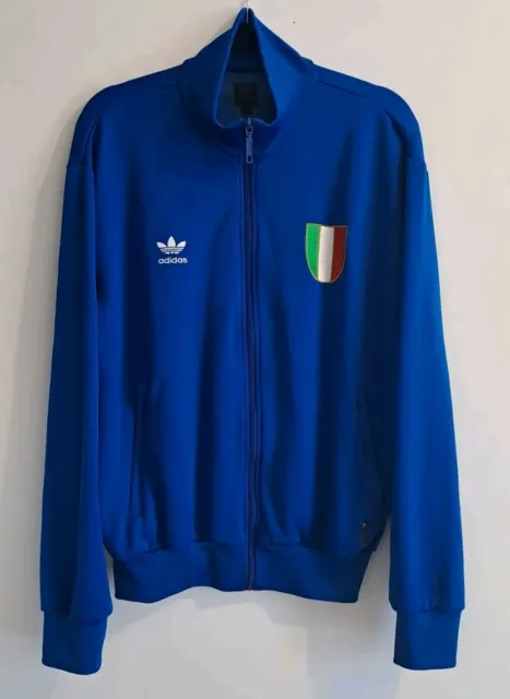 Rare Adidas Italia World Cup L Vintage Jacket Giacca Baggio Maldini Buffon Nesta