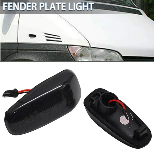 Dynamic LED Side Marker Blinker Light For BENZ CLK W202 W210 W208 Vito W638