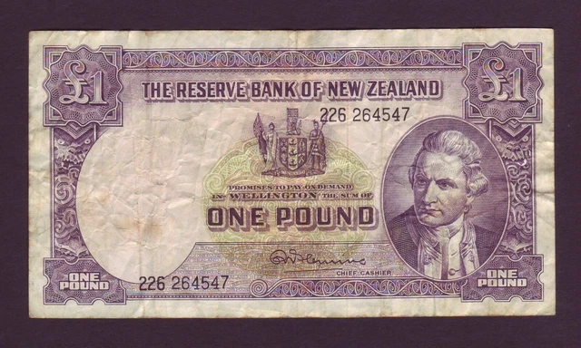 New Zealand 1 Pound P159 (SC8/B1)