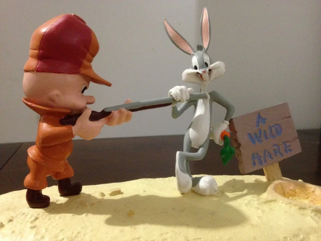WARNER Bros De AGOSTINI LOONEY TUNES 4 DAFFY DUCK PVC FIGURE BROKEN LEGS