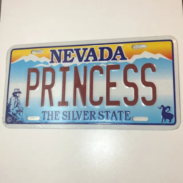 Nevada Princess Plate Las Vegas Souvenir Novelty Number Plates Unwanted Gift