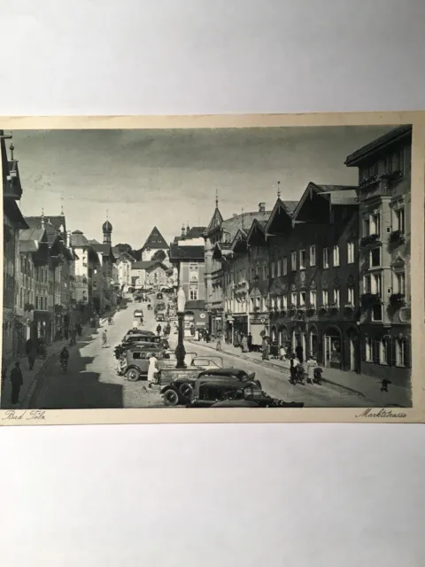 Sammlerkarte, Bad Tölz ,Marktstraße 1955