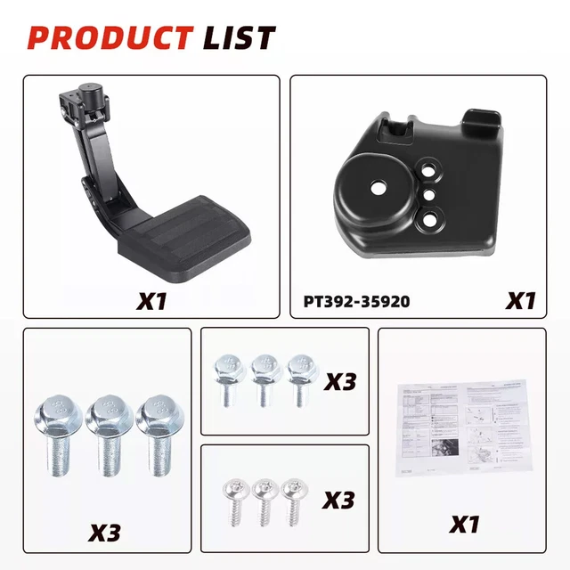 LDNMILES Rear Bumper Step Compatible With 2024-2025 Toyota