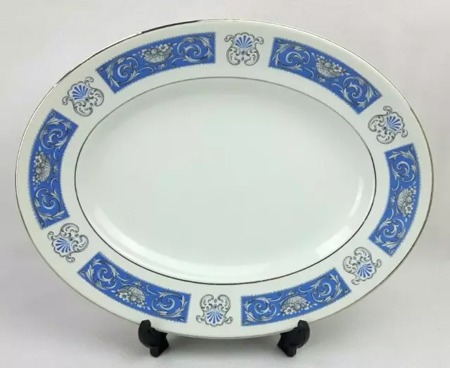 Wood & Sons Lucerne - 12" Serving / Platter / Steak Plate - Ironstone Vintage