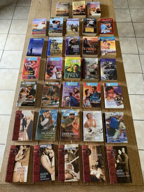 30+ Western Cowboy Romance PB Book Lot Harlequin, Silhouette Montana Mavericks +