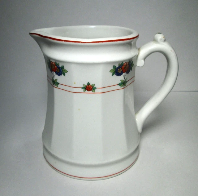 Syracuse China O.P. Co. Canterbury 40 oz Pitcher Antique Restaurant Ware 1920