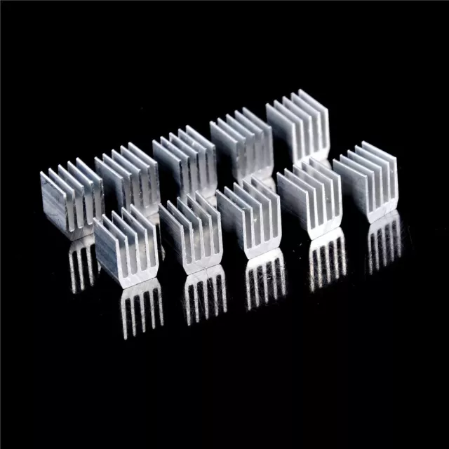 10x Aluminium Kühlung 9x9x12MM Kühlkörper RAM Kühler Kühlkörper Kühler NIU