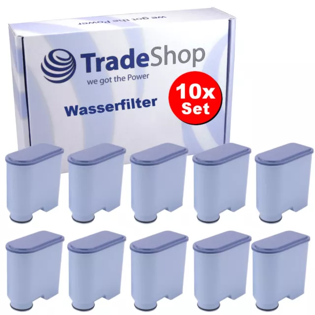 10x Wasserfilter kompatibel mit Saeco Philips AquaClean CA6903/10