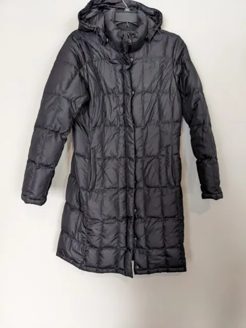 The North Face 550 Womens Size M Parka Hooded Quilted Puffer Jacket Coat