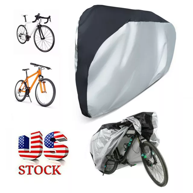 Waterproof Bicycle Cover Outdoor Rain Sun Snow Dustproof UV Protector For Bike