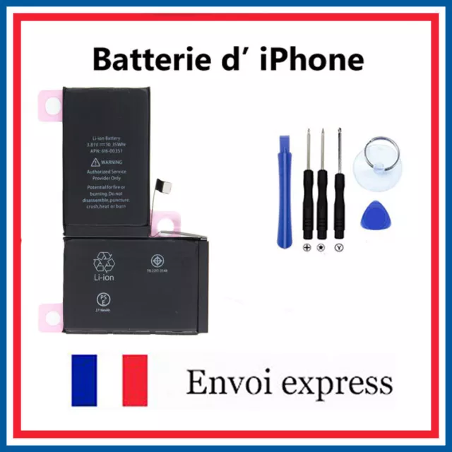 Batterie Iphone 12 - 12 PRO - 12 PRO MAX - 12 MINI - OUTILS STICKERS NEW battery