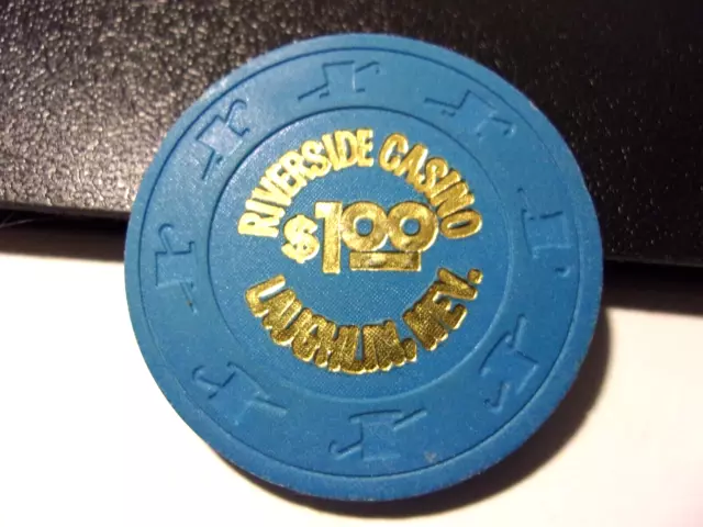 RIVERSIDE HOTEL CASINO $1 casino gaming poker chip - Laughlin, NV